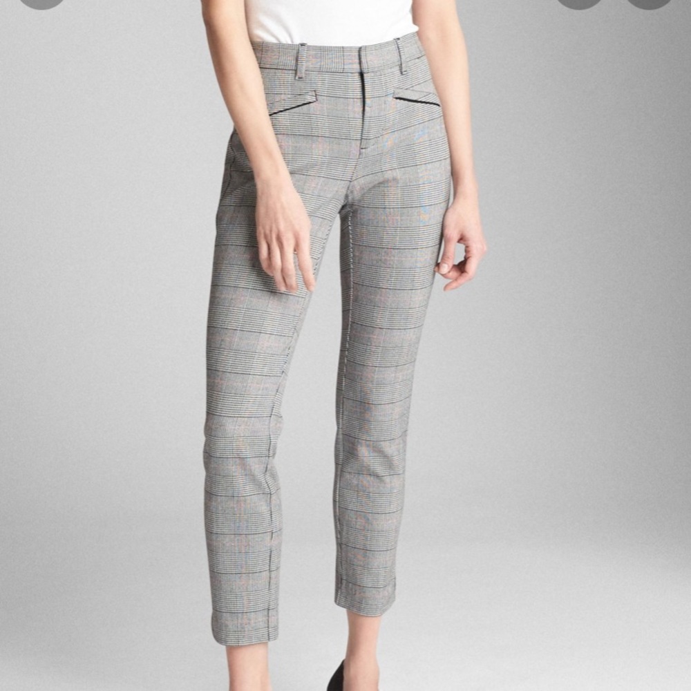 ⭐️(3 for $30) Plaid Skinny Ankle Dress Pants